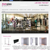 Firma Mebglas oferuje profesjonalne wyposażenie sklepów w najwyższej jakości meble sklepowe takie jak Gabloty ekspozycyjne, gabloty szklane, panele shop wall, panele space wall, oraz inne systemy ekspozycyjne. ./_thumb/mebglas.pl.png