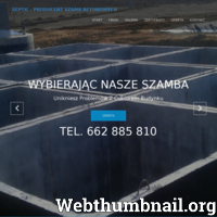 SZAMBA BETONOWE  - MONTAŻ GRATIS - zajmujemy si produkcją szamb betonowych - zbiorników betonowych we wszystkich wymiarach. ./_thumb/szambabetonowe-septic.pl.png