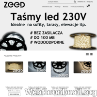 ZEED sklep z oświetlenie ledowym, taśmy led na 230V ./_thumb/www.zeed.pl.png