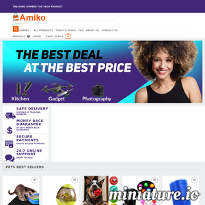 Discover amazing deals every day with Amiko! Free shipping for every product. We provide 24/7 customer service.