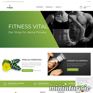 Fitness Vital to sklep internetowy, który sprzedaje wysoko wydajne suplementy fitness wykonane z ekstraktów z korzenia. Wszystkie produkty sa weganskie, sproszkowane i pochodza bezposrednio od producenta.
