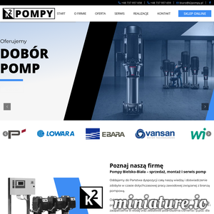 Oddajemy do Państwa dyspozycji całą naszą wiedzę i doświadczenie zdobyte w czasie dotychczasowej pracy zawodowej związanej z branżą pompową.

Od wielu lat zajmujemy się profesjonalnym doborem oraz sprzedażą pomp przemysłowych, dozujących, pomp ściekowych, ciepłowniczych i zaopatrzenia w wodę oraz zestawów podnoszenia ciśnienia i p.poż. dla przedsiębiorstw z sektora energetyki cieplnej, wodociągów i kanalizacji, przemysłu, firm wykonawczych i osób prywatnych.